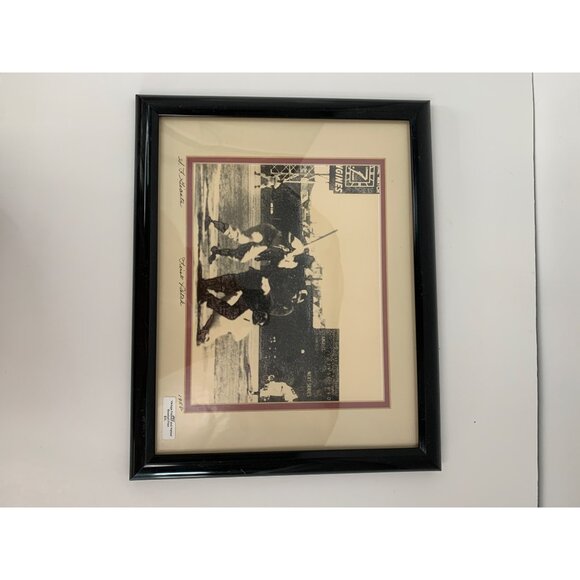 Set Of 6 Framed & Matted Vintage Sports Prints Featuring Iconic Athletes 15" x 1 - Picture 5 of 16